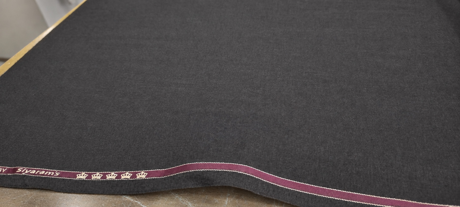 Royal Cashmere 9 dark brown winter fabric for Dishdasha tailoring in Kuwait